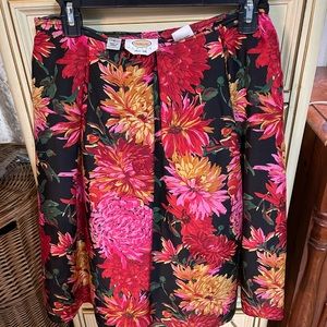 Talbot’s Petites | Pure Silk Floral Party Skirt | Size: 8 petite